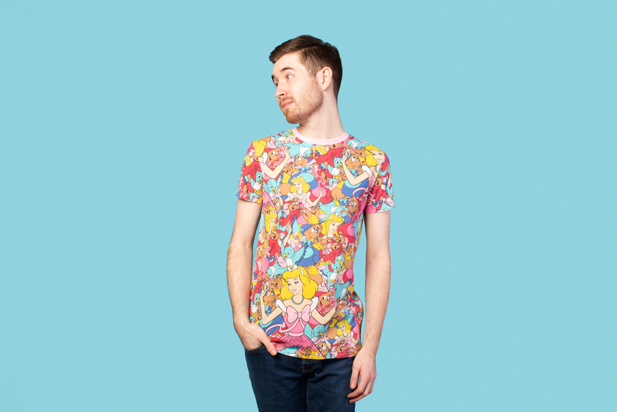 Cinderella All Over Print T-Shirt - Image 4
