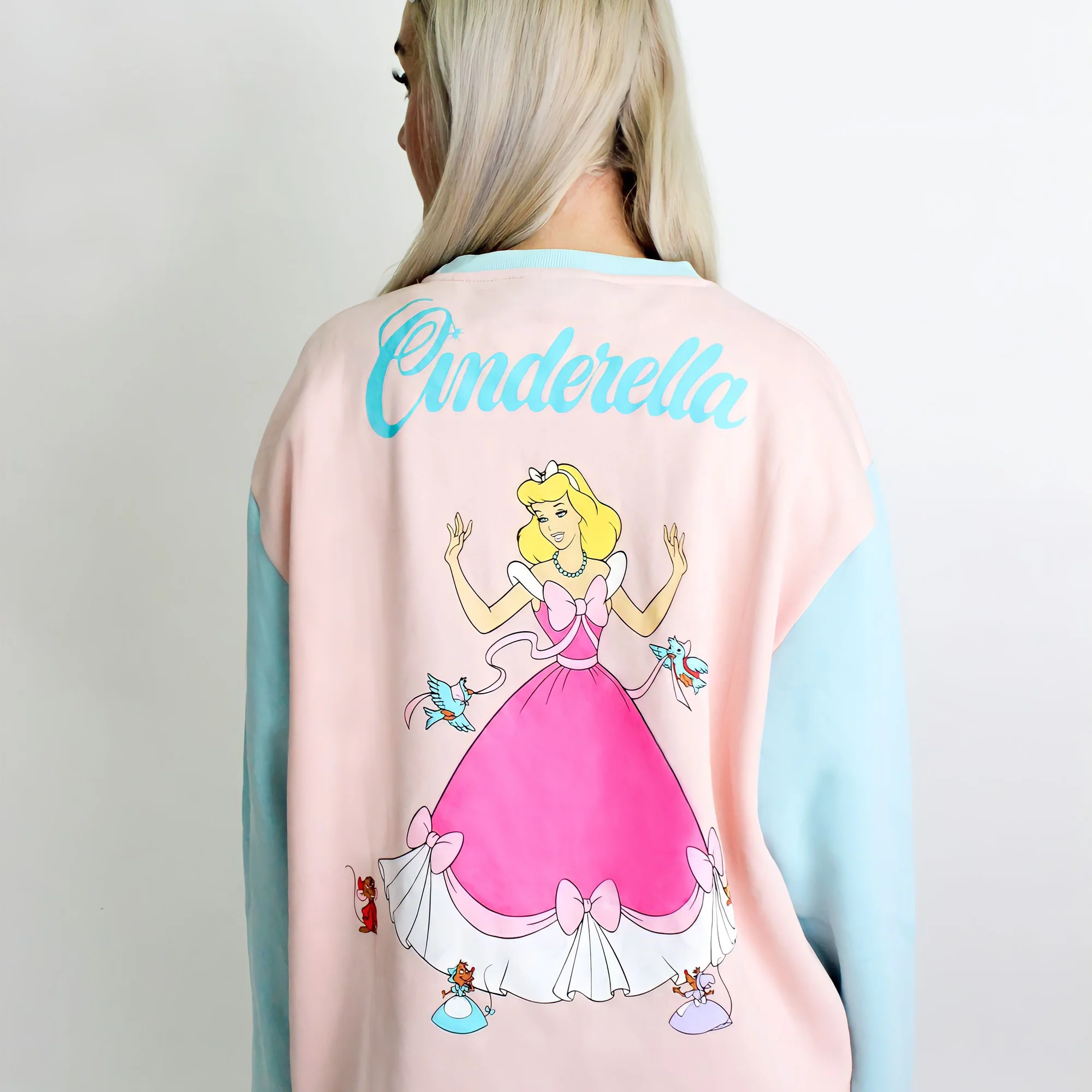Cinderella Pink Dress Crewneck - Image 3