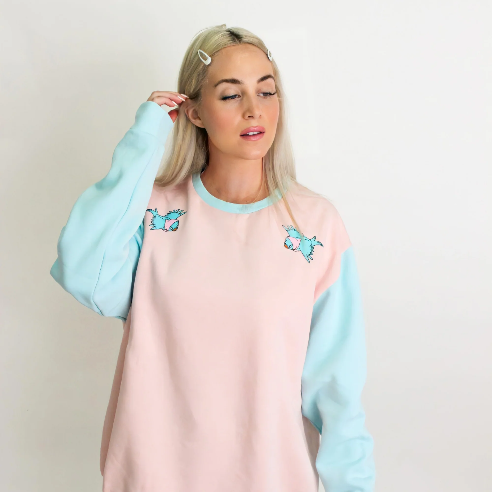 Cinderella Pink Dress Crewneck - Image 4