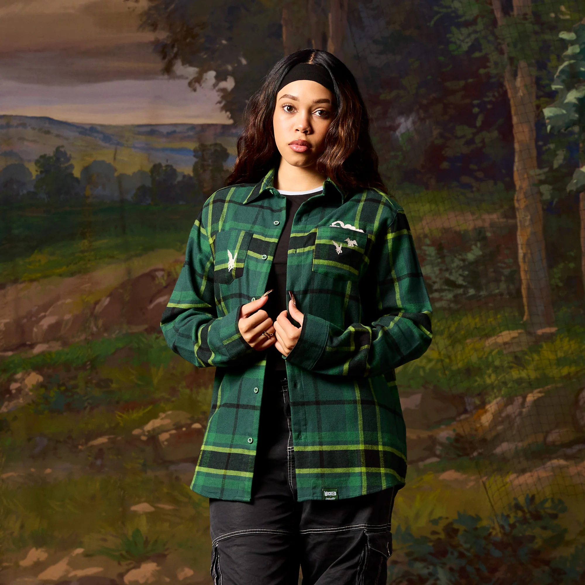 Wicked Elphaba Flannel II - Image 4