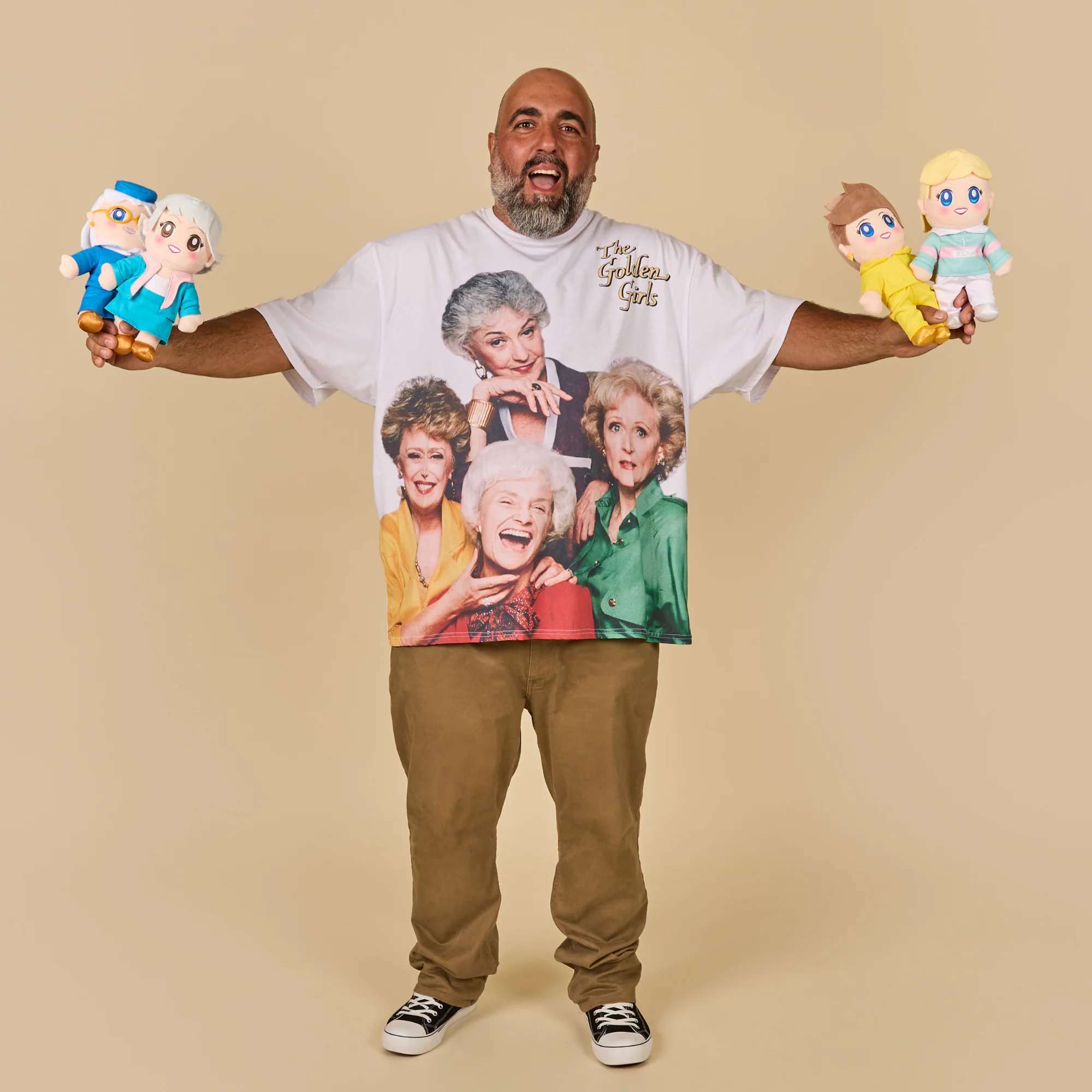 The Golden Girls Photo Drop Sleeve T-Shirt - Image 4