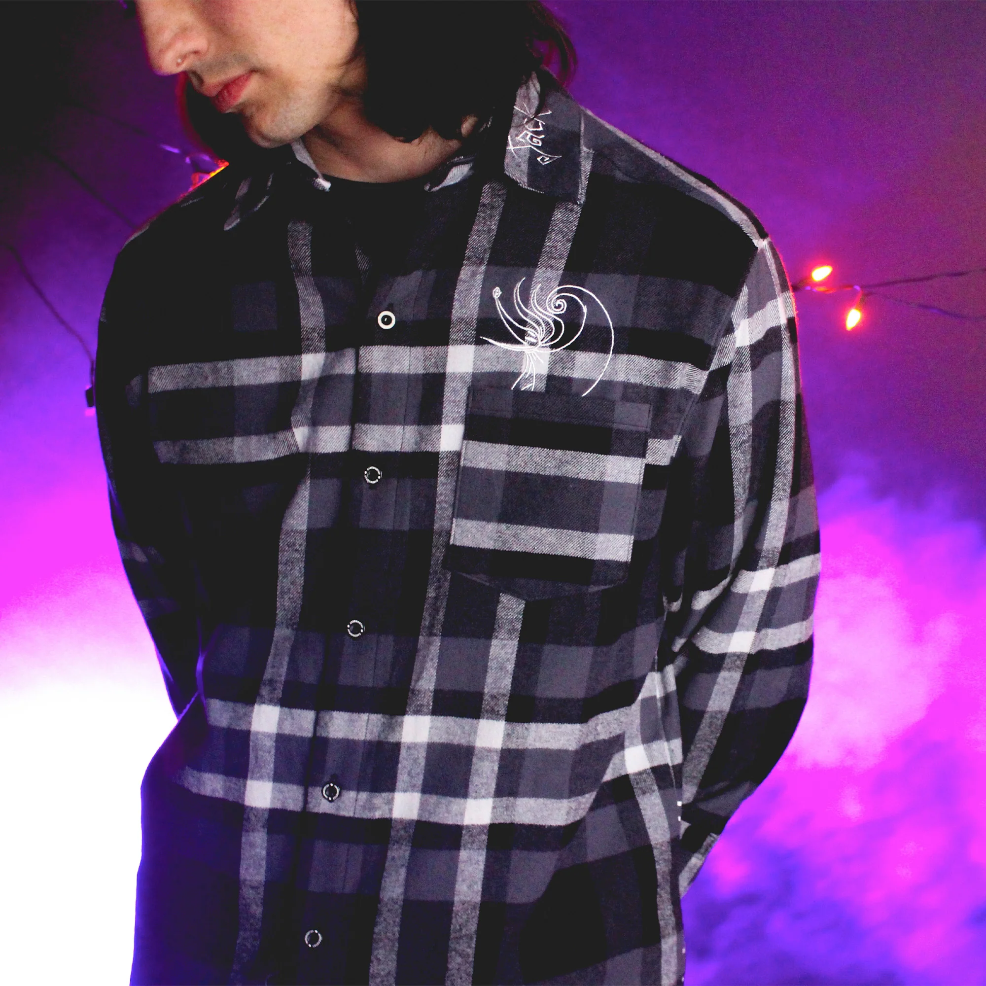 Jack Skellington Flannel - Image 11