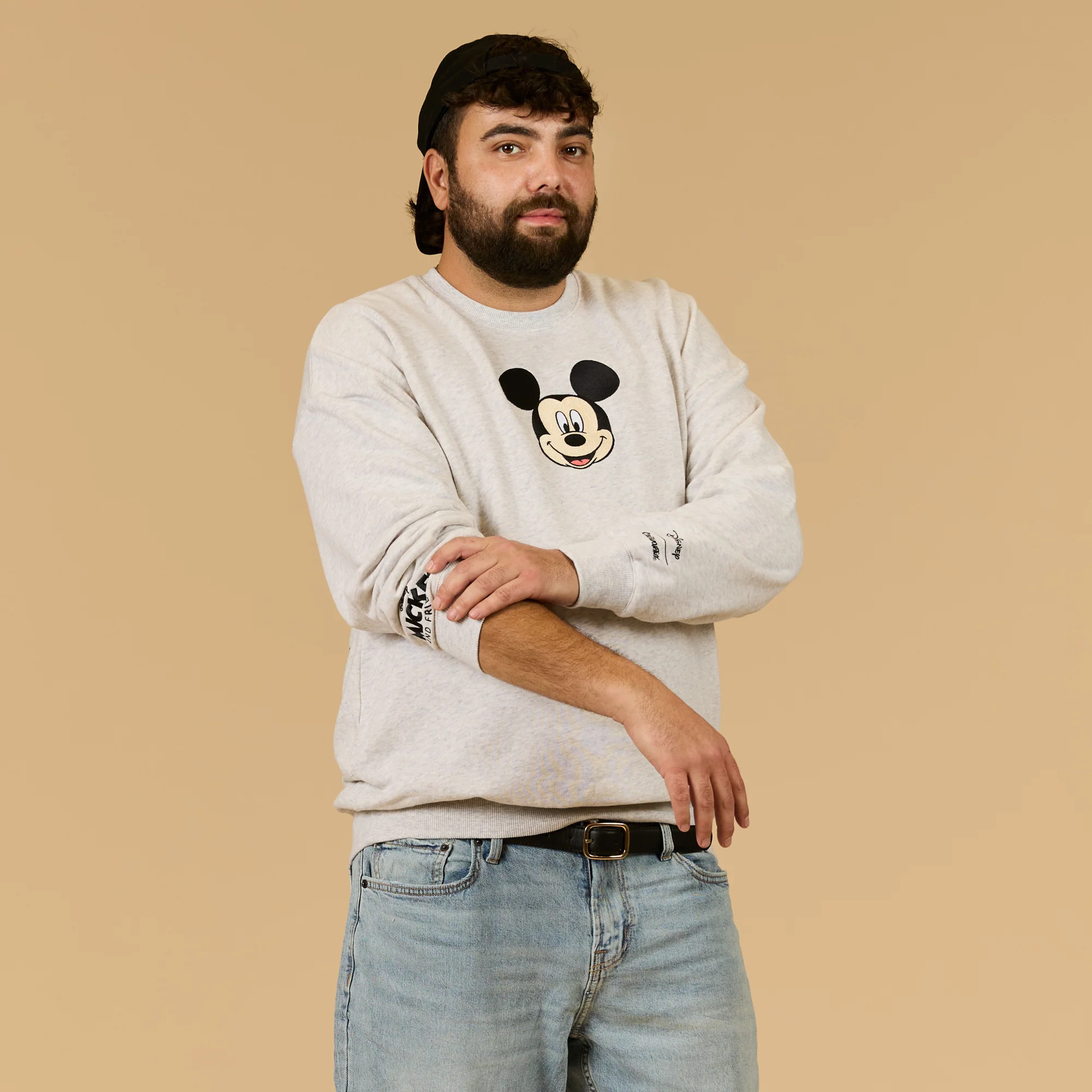 Mickey and Friends Drop Sleeve Crewneck - Image 3