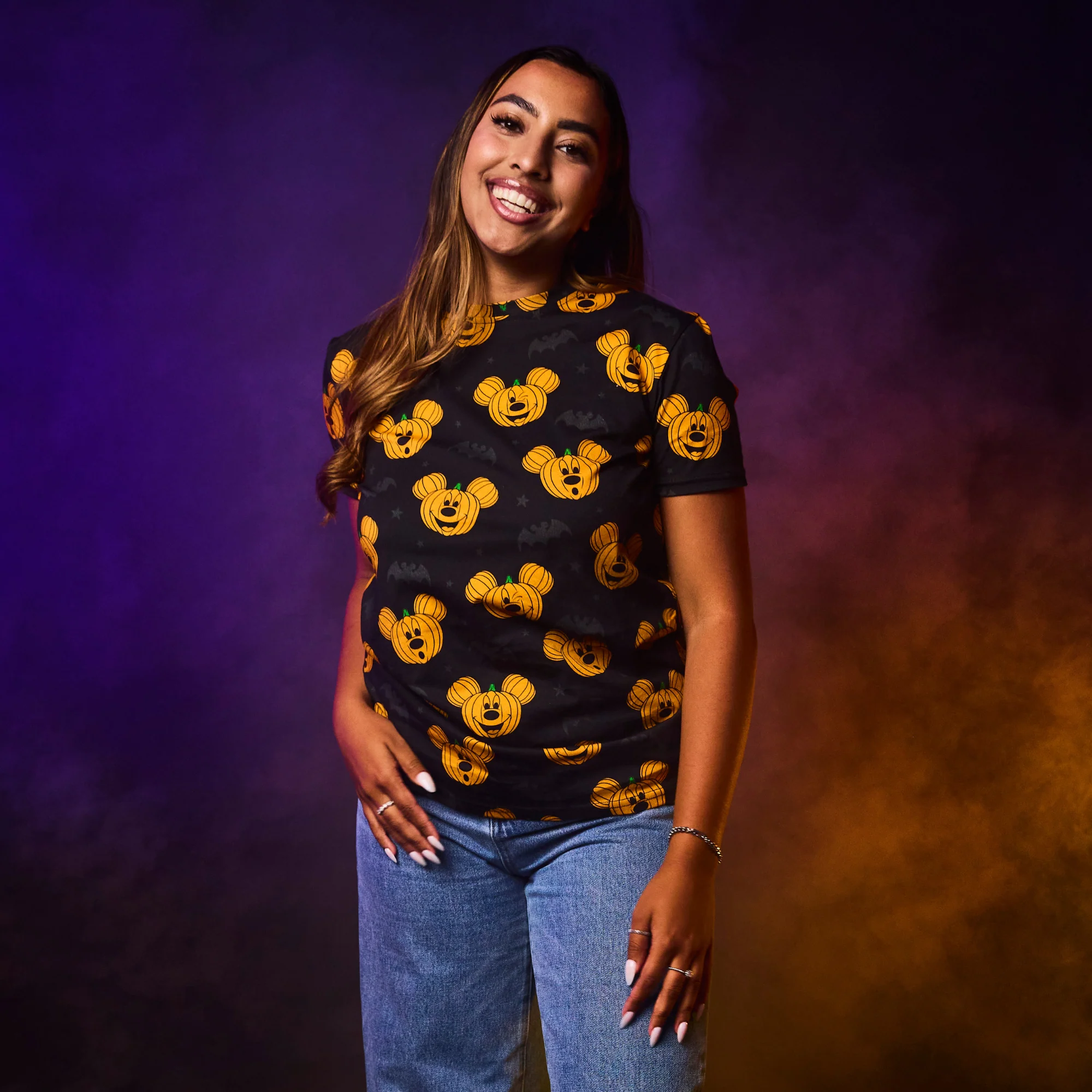Mickey Pumpkin AOP T-Shirt - Image 3