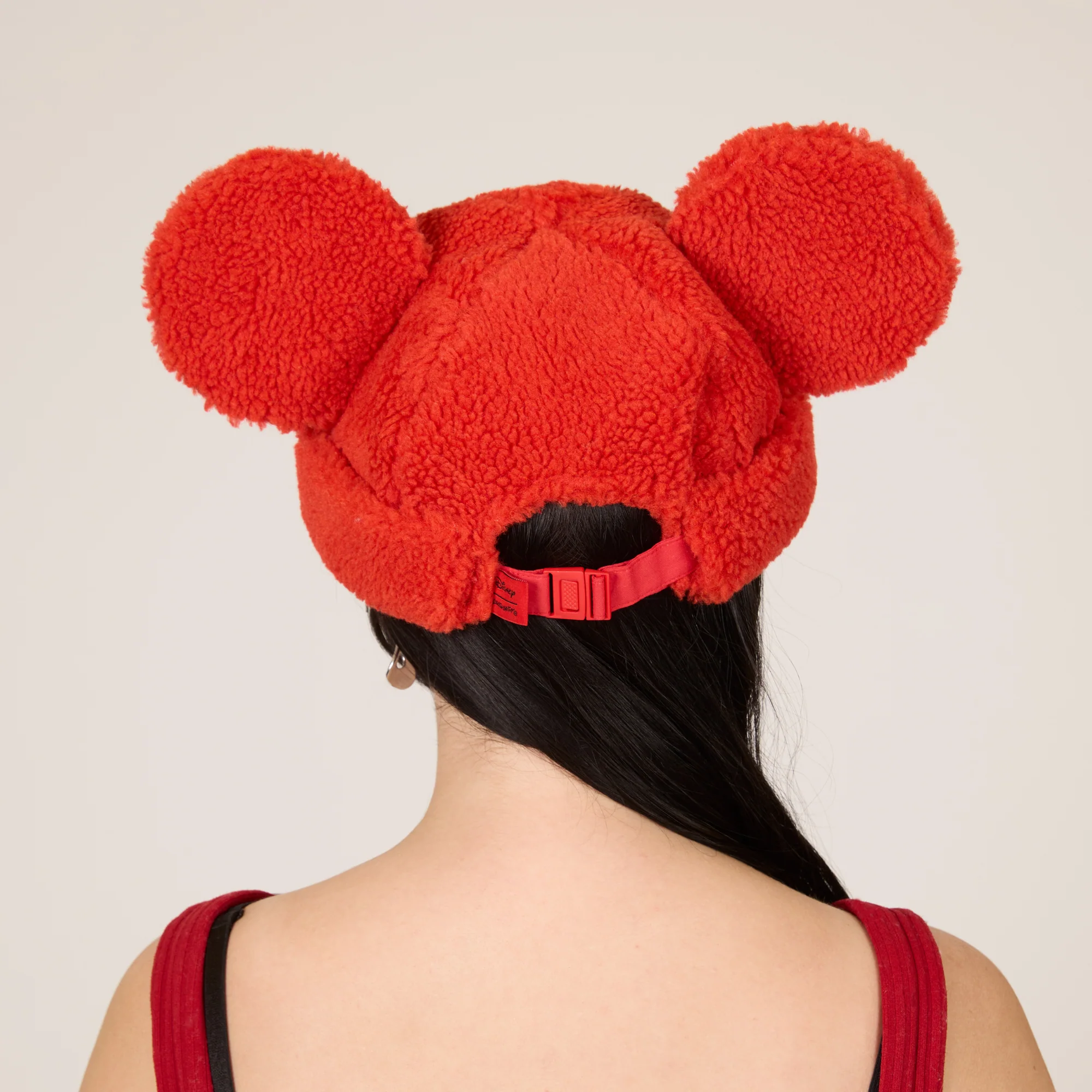Mickey Sherpa Beanie Strawberry - Image 3