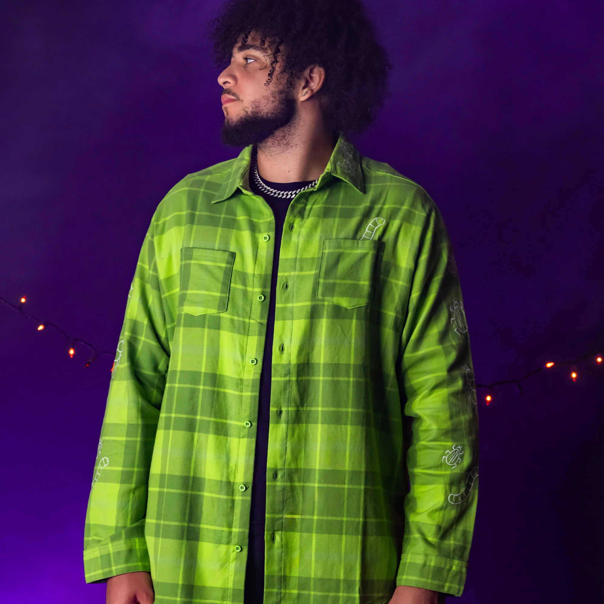 Oogie Boogie Flannel - Image 11