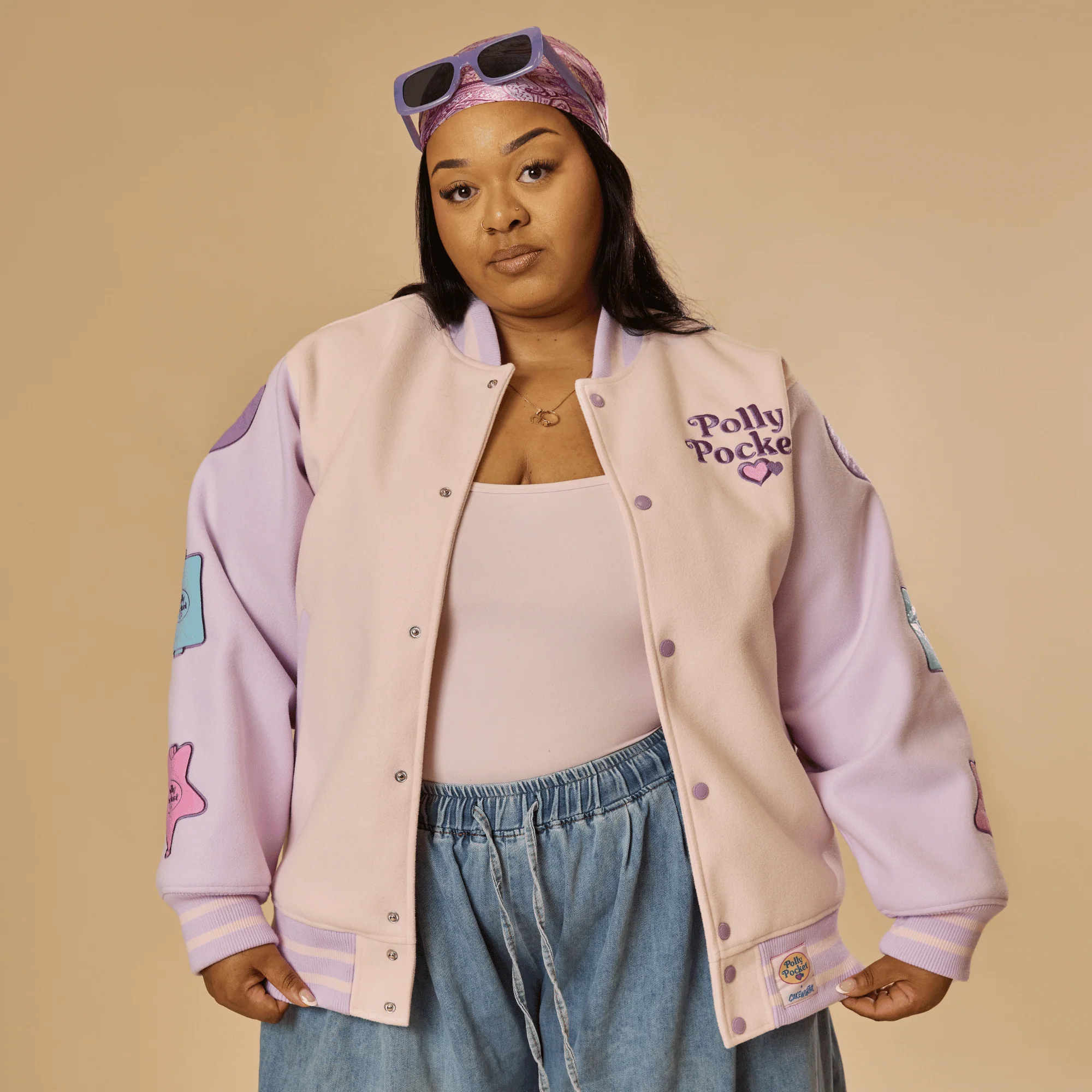 Polly Pocket Vintage Varsity Jacket - Image 5
