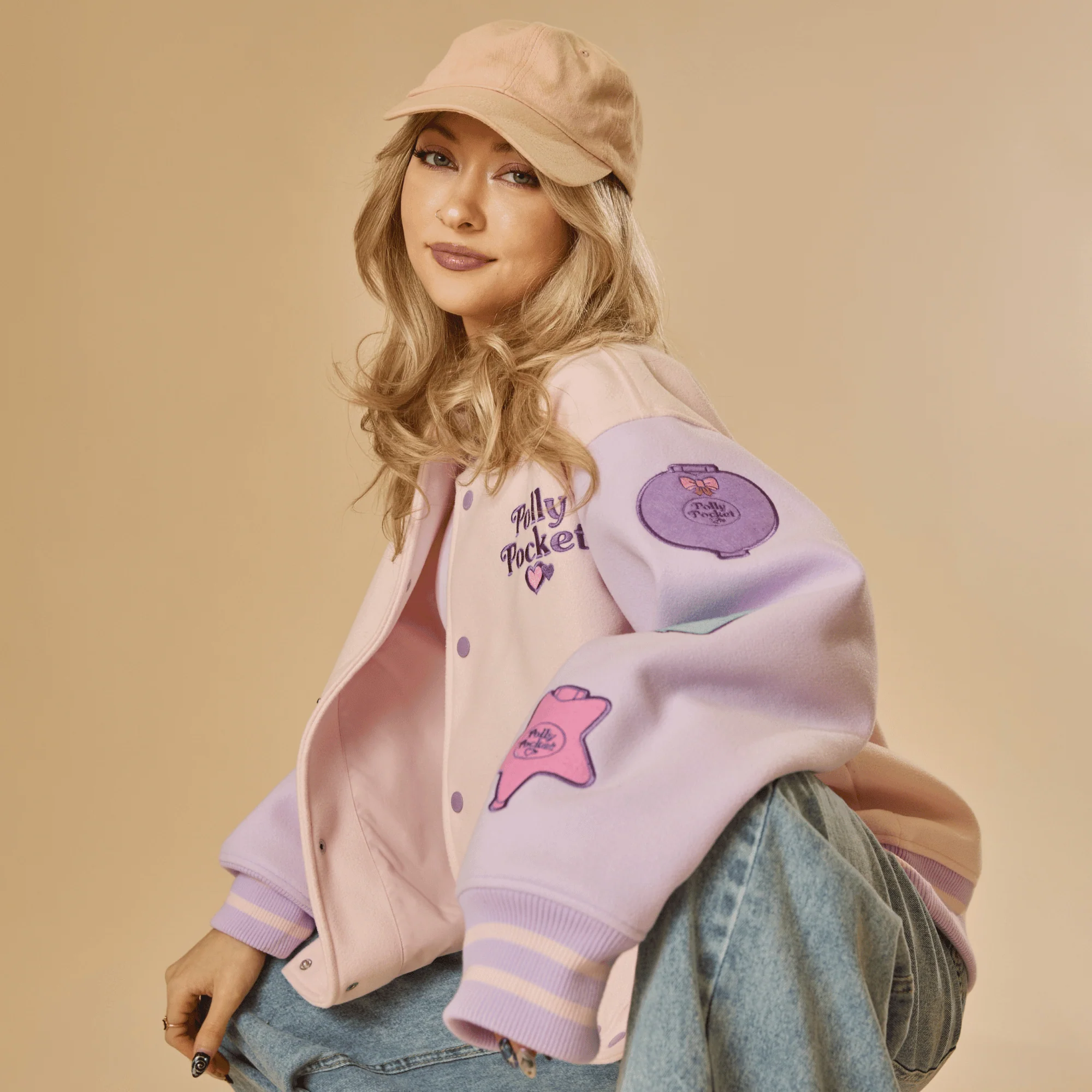 Polly Pocket Vintage Varsity Jacket - Image 6