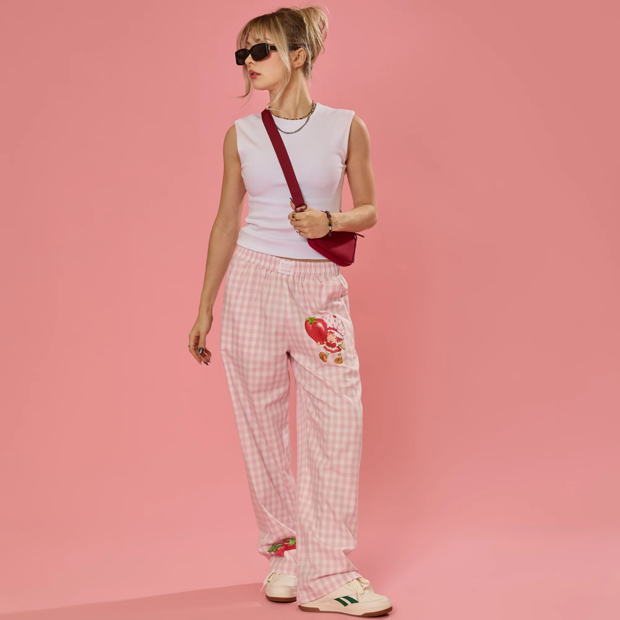 Strawberry Shortcake Gingham Lounge Pants - Image 4