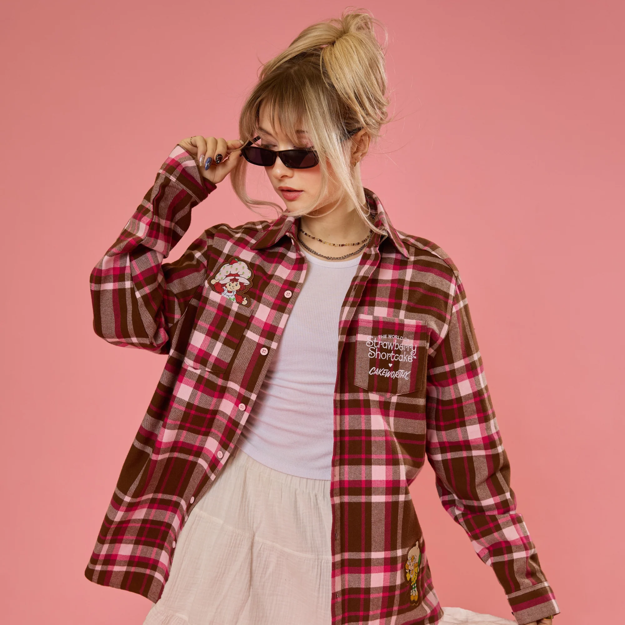 Strawberry Shortcake Patch Flannel - Image 3