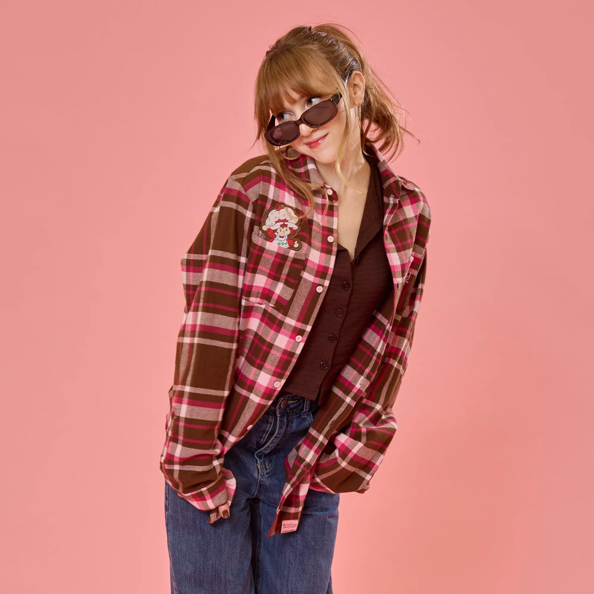 Strawberry Shortcake Patch Flannel - Image 4