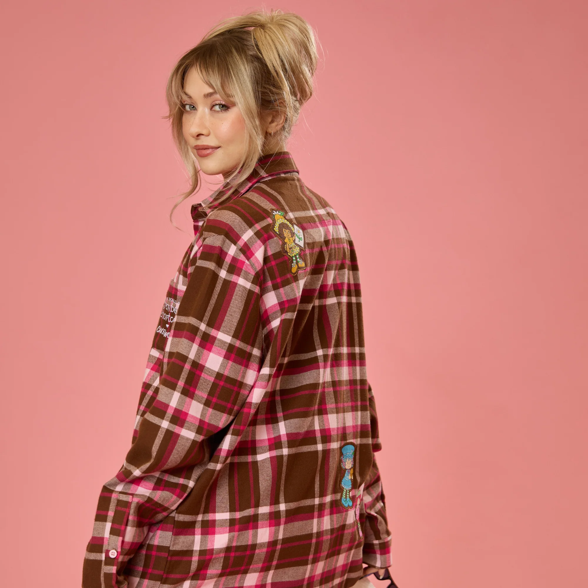Strawberry Shortcake Patch Flannel - Image 5