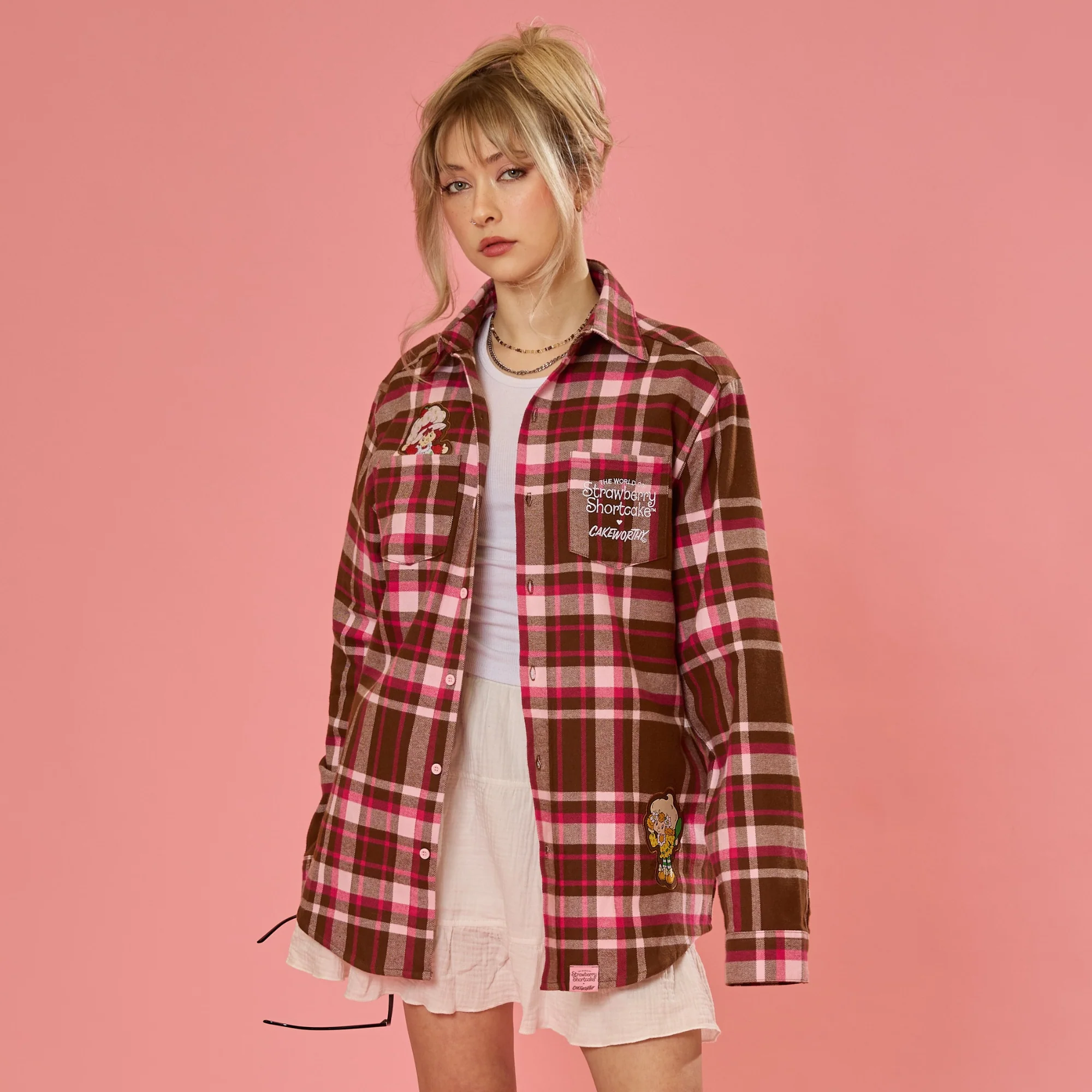 Strawberry Shortcake Patch Flannel - Image 6