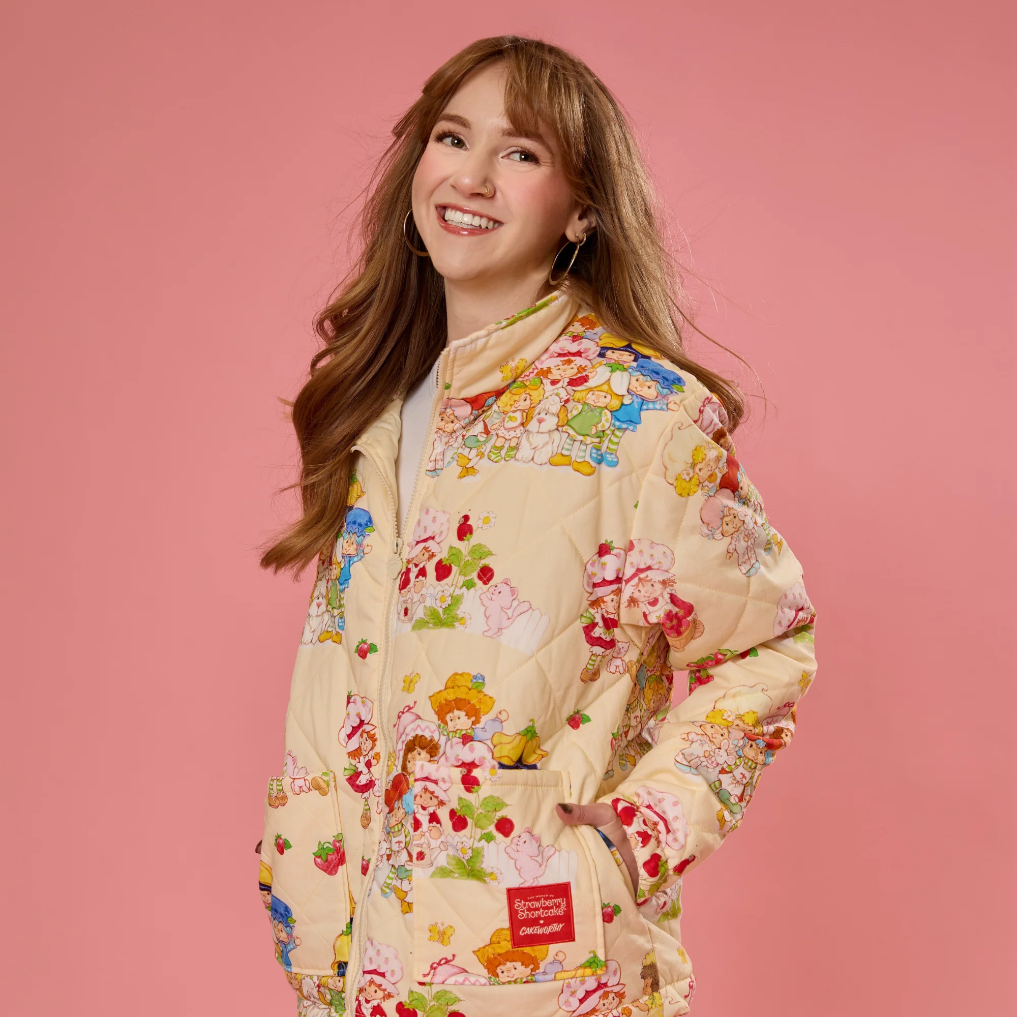 Strawberry Shortcake Quilted Jacket - Image 3