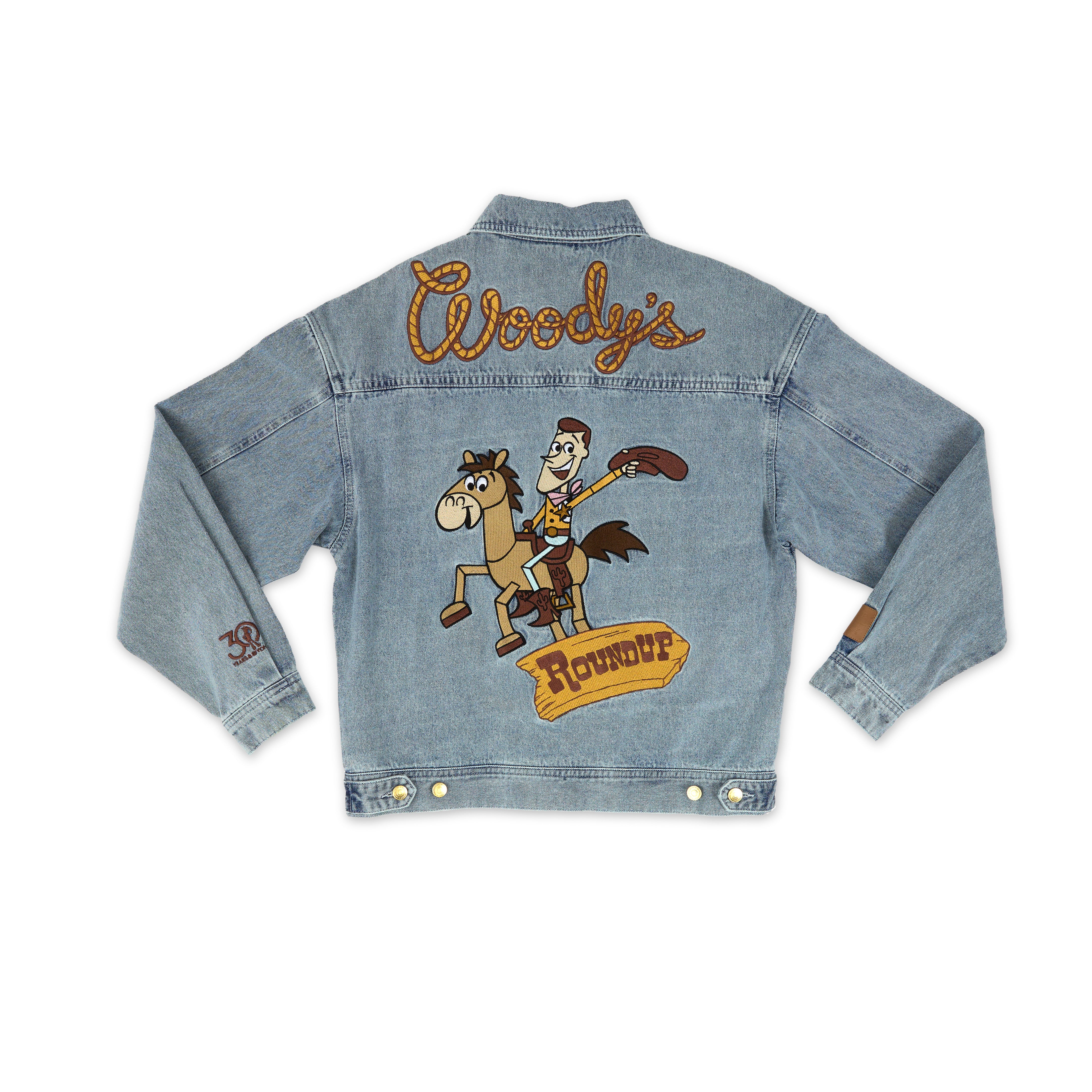 Toy Story Woody's Round Up Denim Jacket - Image 11