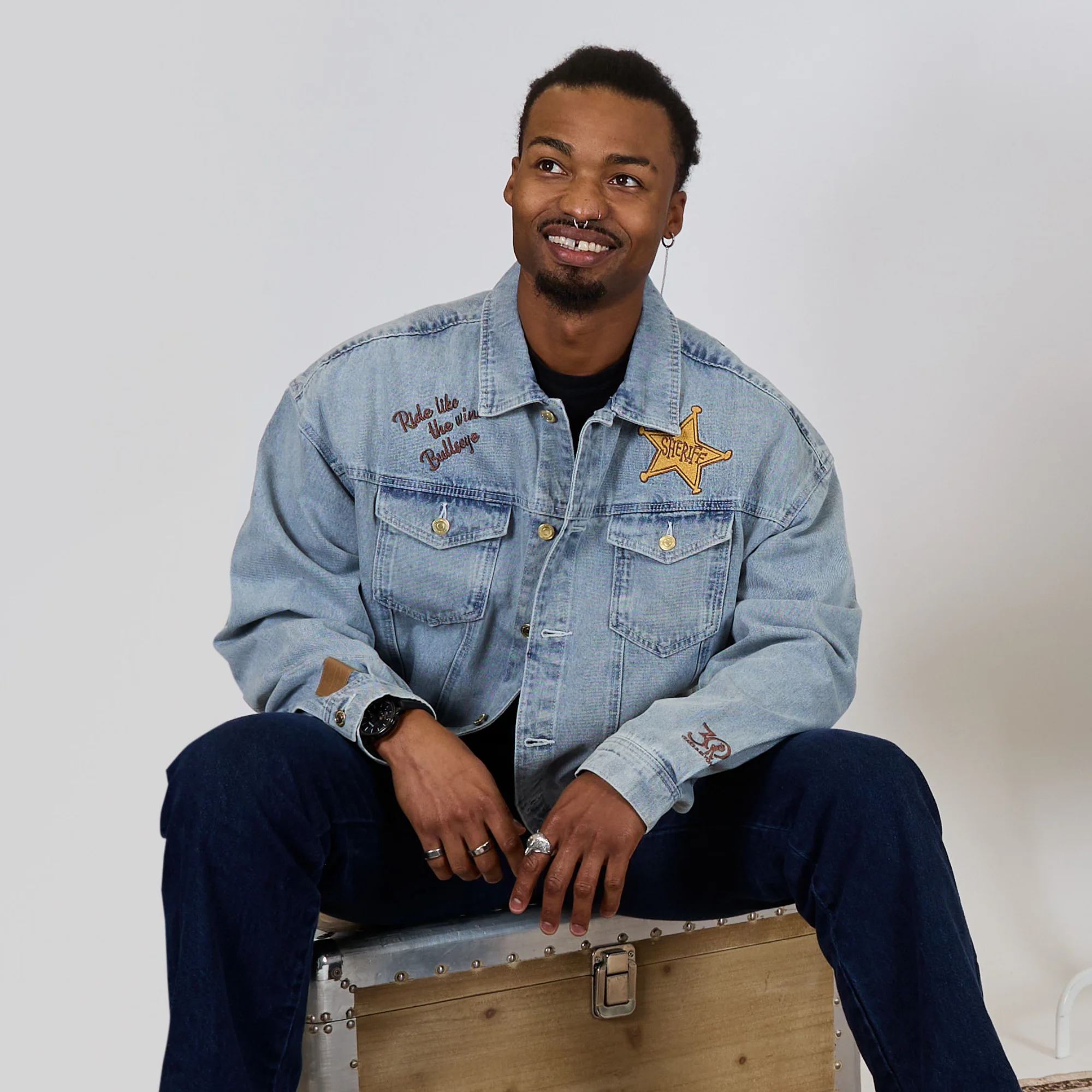 Toy Story Woody's Round Up Denim Jacket - Image 3
