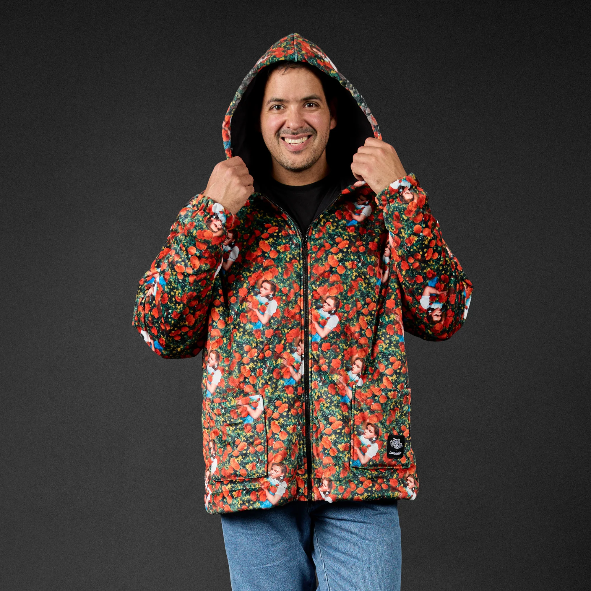 The Wizard of Oz Poppy Field Quilted Jacket - Image 4