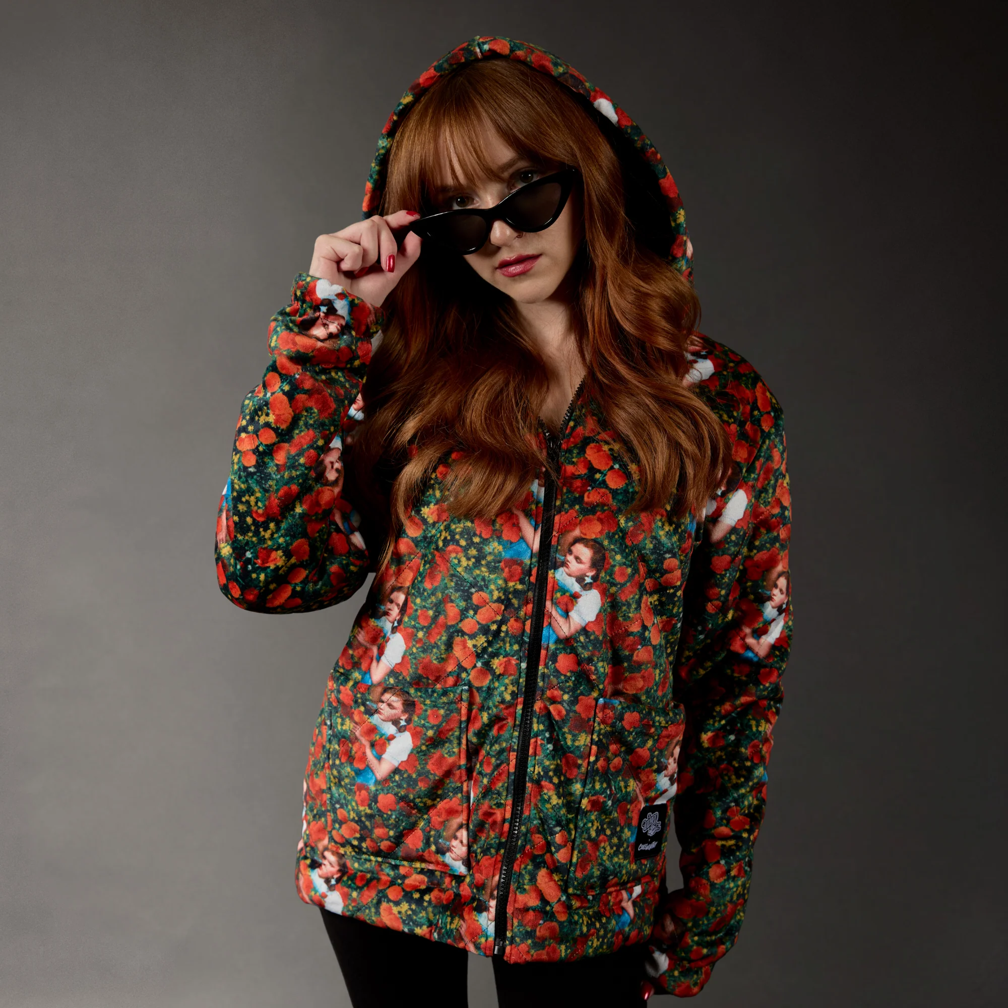 The Wizard of Oz Poppy Field Quilted Jacket - Image 5